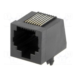 1 pcs x MH CONNECTORS - MHRJJ88NFRA - Socket, RJ45, PIN: 8, Layout: 8p8c, THT, angled