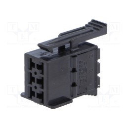 1 pcs x TE Connectivity - 929504-2 - Connector: wire-wire, JPT, female, plug, for cable, PIN: 6, black