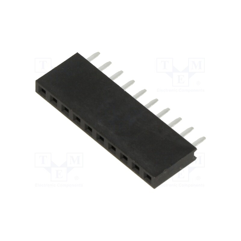1 pcs x HARWIN - M20-7821046 - Socket, pin strips, female, 2.54mm, PIN: 10, THT, on PCBs, straight