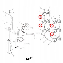 Quick connector sleeve 55411901 zetor proxima power