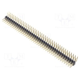 1 pcs x ADAM TECH - 2PH2R-80-UA - Pin header, pin strips, male, PIN: 80, angled 90°, 2mm, THT, 2x40