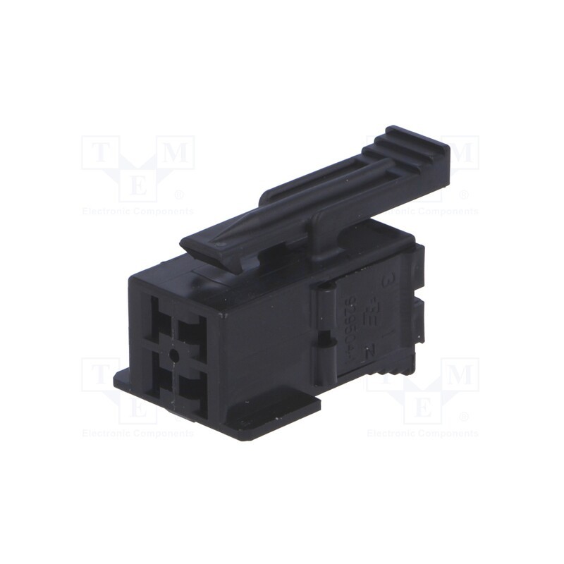 1 pcs x TE Connectivity - 929504-1 - Connector: wire-wire, JPT, female, plug, for cable, PIN: 4, black