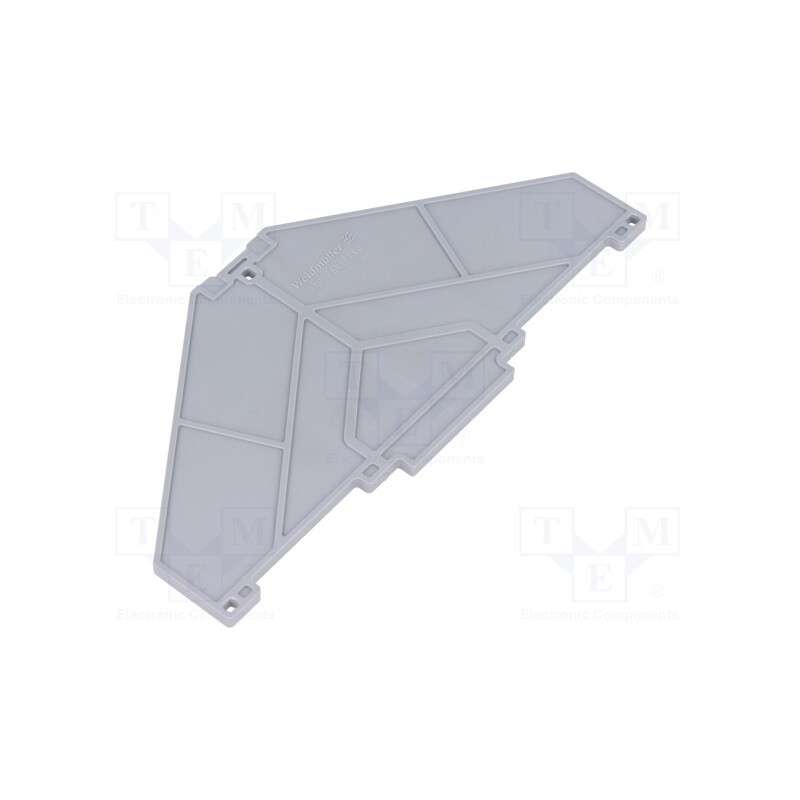 1 pcs x WEIDMu00dcLLER - 1211460000 PAP PRV/PPV8 GR - End piece, ways: 8, grey, -25÷70°C, UL94V-0, PPV,PRV