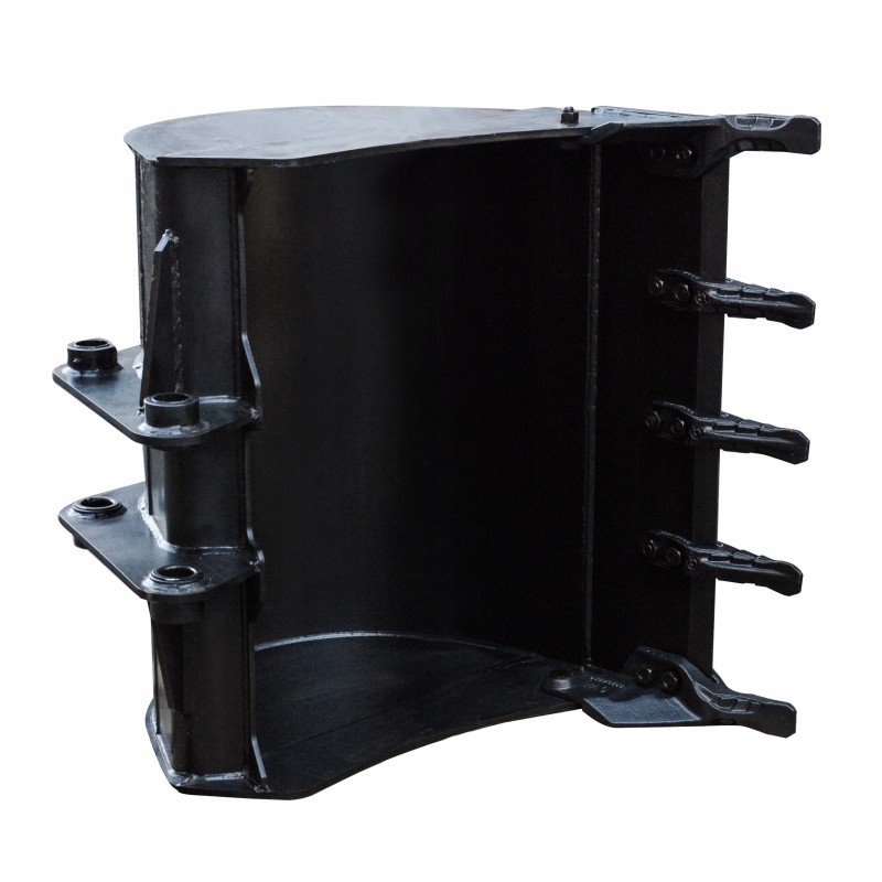 JCB 90 cm bucket, complete with tines, backhoe loader