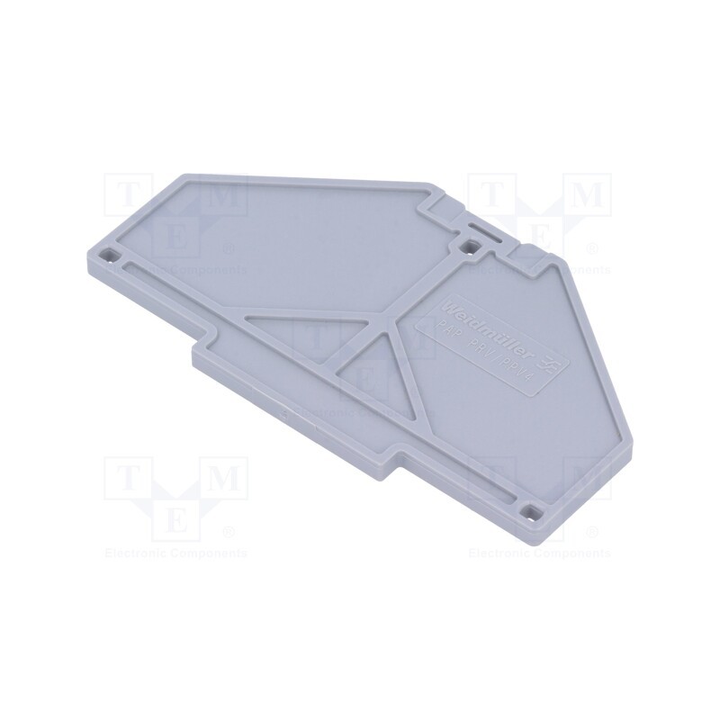 1 pcs x WEIDMu00dcLLER - 1211450000 PAP PRV/PPV4 GR - End piece, ways: 4, grey, -25÷70°C, UL94V-0, PPV,PRV