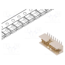 1 pcs x Amphenol Communications Solutions - 98424-F52-16ALF - Socket, wire-board, male, Minitek, 2mm, PIN: 16, SMT, on PCBs, 2A