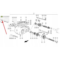 604015 0 threshing machine speed sensor
