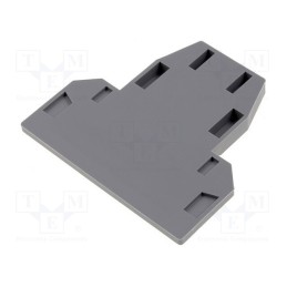 1 pcs x PHOENIX CONTACT - DG-UKK 3/5 2770817 - Top compensation plate, grey, polyamide, UKK5