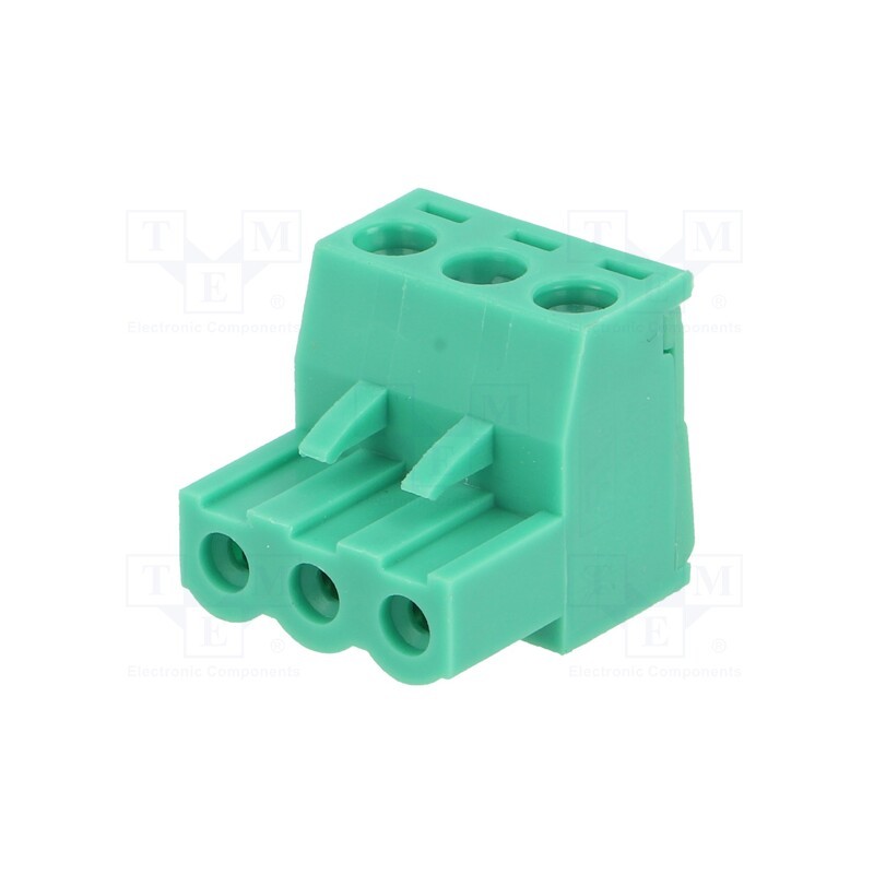 1 pcs x KARSON - 326-031-14 - Pluggable terminal block, 5mm, ways: 3, straight, plug, female
