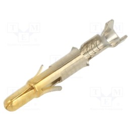 1 pcs x TE Connectivity - 350690-7 - Contact, male, brass, selectively gold plated, 0.2÷0.8mm2, bulk