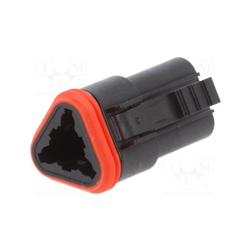 1 pcs x MOLEX - 93445-2201 - Connector: automotive, ML-XT, female, plug, for cable, PIN: 3, black