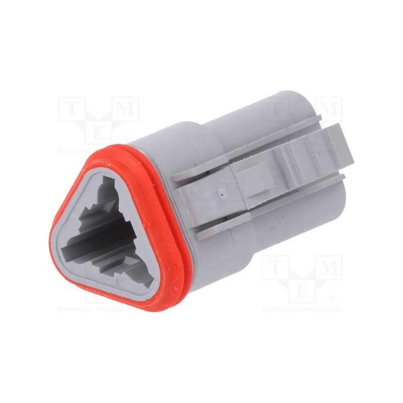 1 pcs x MOLEX - 93445-2202 - Connector: automotive, ML-XT, female, plug, for cable, PIN: 3, grey