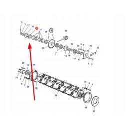 La300120563 washer 57 115 x 2mm