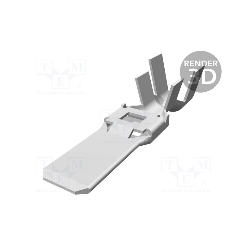 1 pcs x TE Connectivity - 1544333-1 - Contact, male, tinned, 7÷10mm2, crimped, for cable, brass