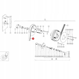 V-belt claas 629756 0 gates 1413195