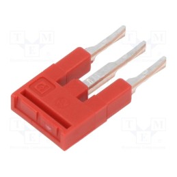 1 pcs x PHOENIX CONTACT - 3213027 - Comb bridge, ways: 3, red, Width: 3.5mm, UL94V-0