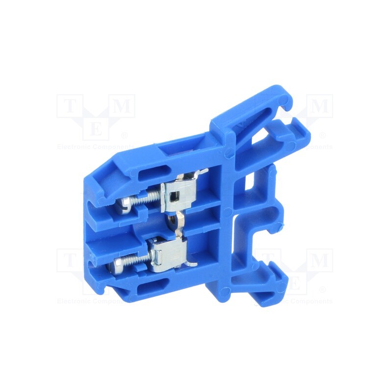 1 pcs x POKu00d3J - A11-0076 - Splice terminal: rail, 0.5÷2.5mm2, ways: 1, terminals: 2, blue, 690V