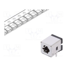 1 pcs x HSM - C9750-DPNB0000R - Socket, DC supply, male, 5.5/2.5mm, 5.5mm, 2.5mm, shielded, THT