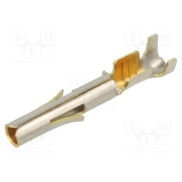1 pcs x TE Connectivity - 350550-2 - Contact, female, brass, gold-plated, 0.5÷2mm2, 20AWG÷14AWG, bulk