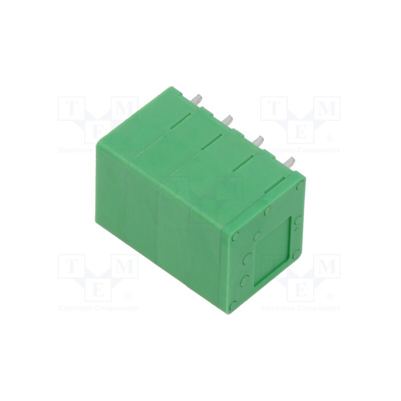 1 pcs x ADAM TECH - EB163A-04-C - PCB terminal block, Contacts ph: 5mm, ways: 4, angled 90°, on PCBs
