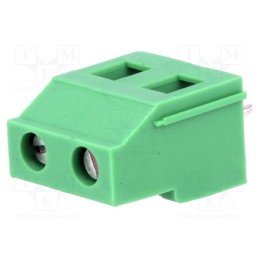 1 pcs x PHOENIX CONTACT - GMKDS 3/ 2 1731022 - PCB terminal block, angled 90°, 7.5mm, ways: 2, on PCBs, 2.5mm2