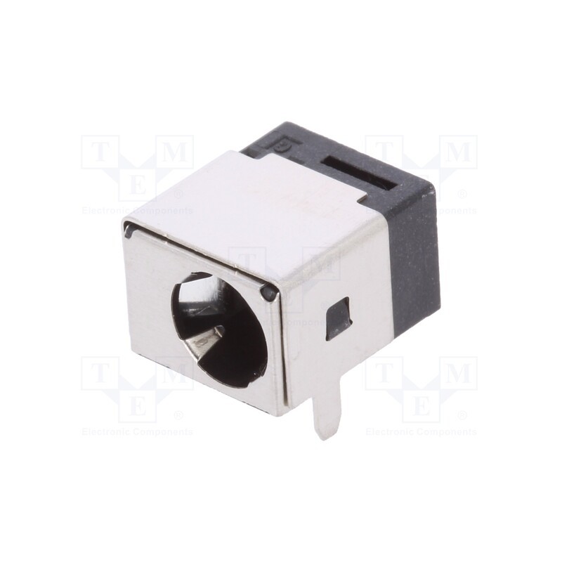 1 pcs x HSM - C9751-DCVBR000R - Socket, DC supply, male, 5.5/2.5mm, 5.5mm, 2.5mm, shielded, THT