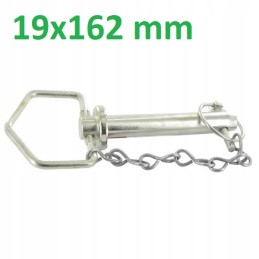 Pin securing pin with handle 19x162 mm