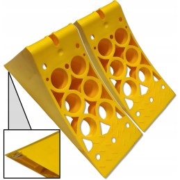 2x wheel chock lock 122mm e36 adr bus atv utv