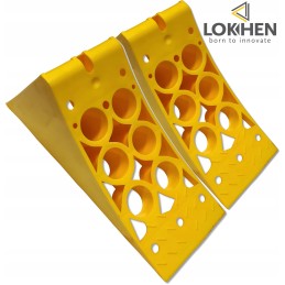 2x wheel chock lock 122mm e36 adr bus atv utv