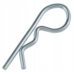 Spring pin, 5 mm, galvanized, 10 pcs