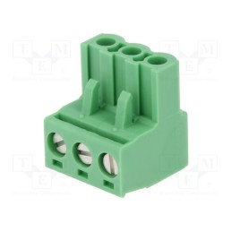 1 pcs x PHOENIX CONTACT - MSTB 2,5/ 3-ST-5,08 – 1757022 - Pluggable terminal block, 5.08mm, ways: 3, straight, plug, female