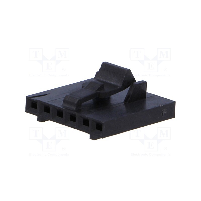 1 pcs x TE Connectivity - 104257-5 - Plug, wire-wire/PCB, female, AMPMODU MTE, 2.54mm, PIN: 6, crimped