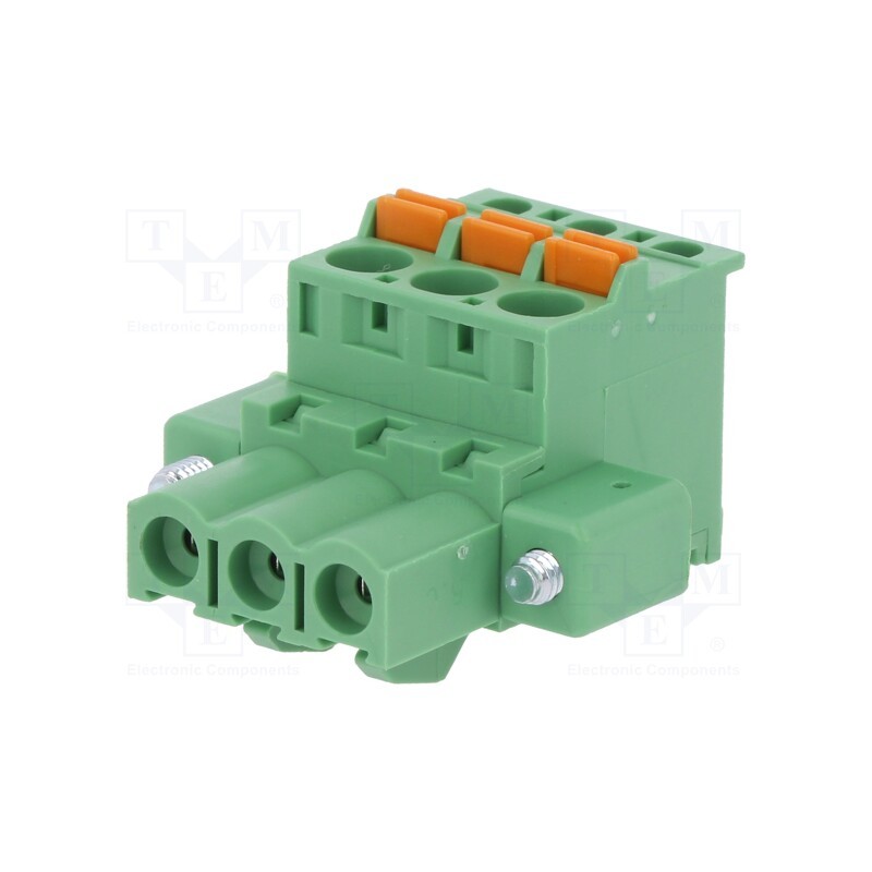 1 pcs x DEGSON ELECTRONICS - 2EDGKDBM-5.0-03P-14-00AH - Pluggable terminal block, 5mm, ways: 3, angled 90°, plug, female