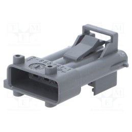 1 pcs x TE Connectivity - 2-965261-1 - Connector: automotive, JPT, male, plug, for cable, PIN: 4, grey