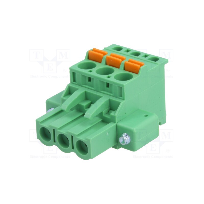 1 pcs x DEGSON ELECTRONICS - 2EDGKDAM-5.0-03P-14-00AH - Pluggable terminal block, 5mm, ways: 3, angled 90°, plug, female