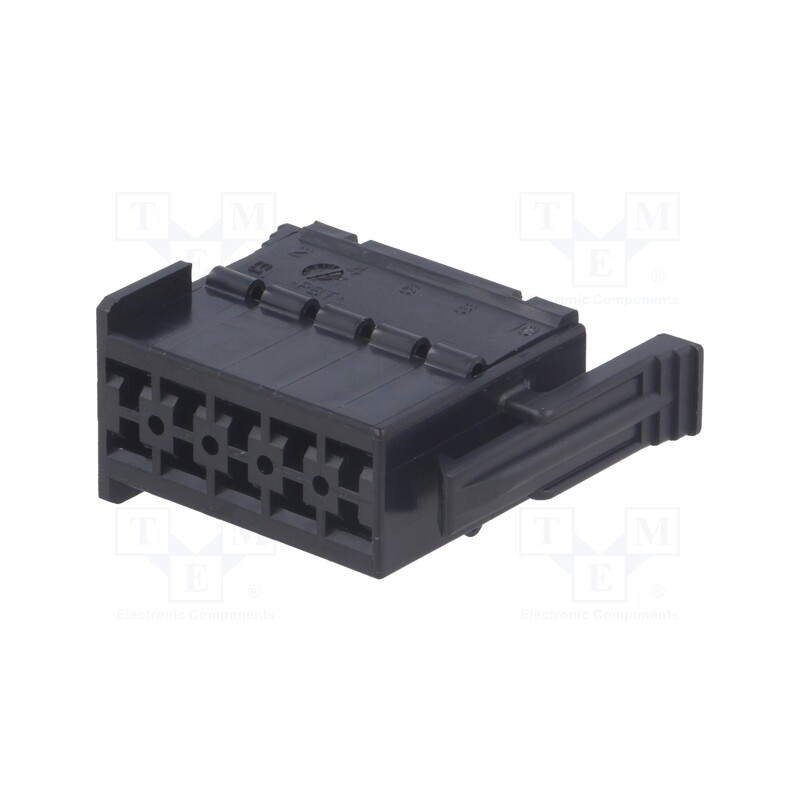 1 pcs x TE Connectivity - 929504-4 - Connector: wire-wire, JPT, female, plug, for cable, PIN: 10, black