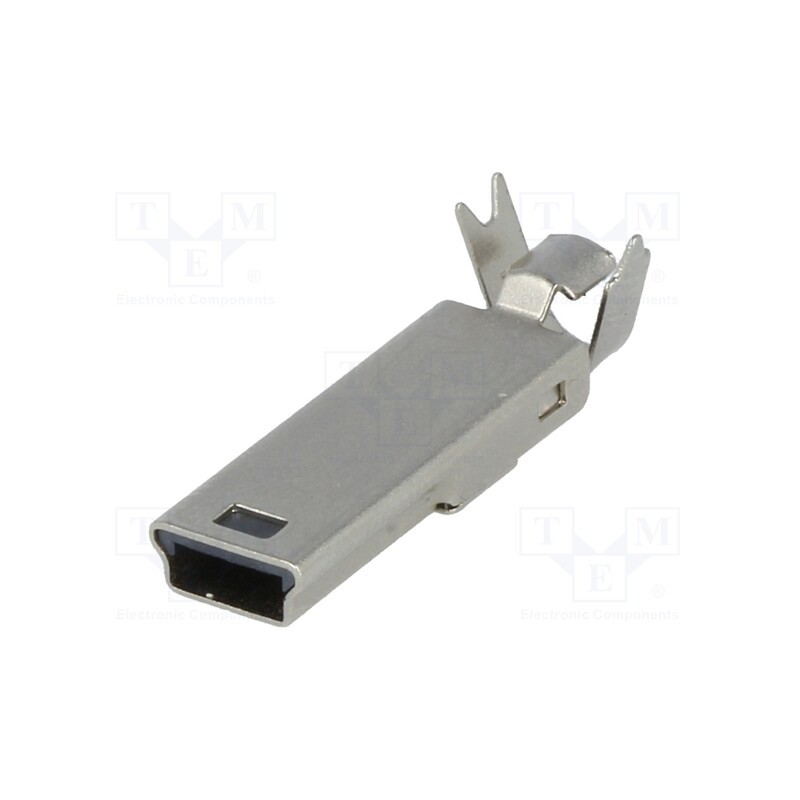 1 pcs x KEYSTONE - 935 - Plug, USB B mini, for cable, soldering, straight, USB 2.0, 1A, 30V