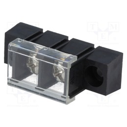 1 pcs x DEGSON ELECTRONICS - DG58C-A-02P-13-00A(H) - PCB terminal block, straight, 10mm, ways: 2, THT,screw terminal