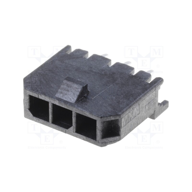 1 pcs x MOLEX - 436500315 - Socket, wire-board, male, Micro-Fit 3.0, 3mm, PIN: 3, THT, 5A, tinned