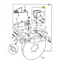Brake pads for jcb 3cx 4cx 5cx cva backhoe loaders
