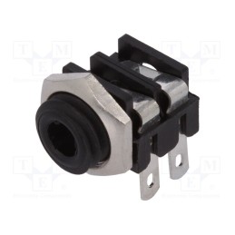 1 pcs x CLIFF - CL1362 - Socket, Jack 3,5mm, female, mono, ways: 2, angled 90°, soldering, S6