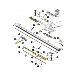New Holland 86630786 scythe clamp
