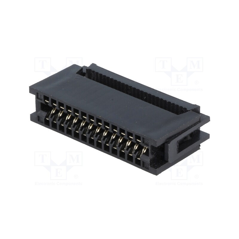 1 pcs x CONNFLY - DS1064-260B - Card edge, PIN: 26, IDC, for ribbon cable, 1.27mm, gold flash