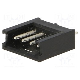 1 pcs x TE Connectivity - 280371-1 - Socket, wire-board, male, AMPMODU MOD II, 2.54mm, PIN: 4, THT