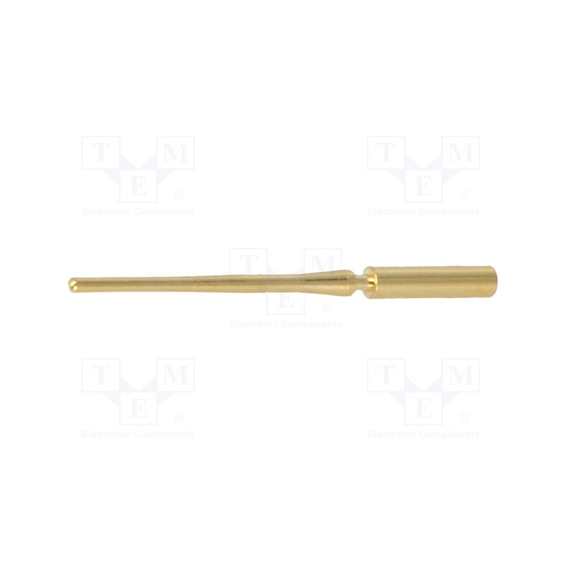 1 pcs x HARTING - 21011009014 - Contact, male, gold-plated, 0.08÷0.22mm2, crimped, for cable
