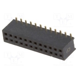 1 pcs x CONNFLY - DS1065-05-2*12S8BS - Socket, pin strips, female, PIN: 24, straight, 1.27mm, SMT, 2x12