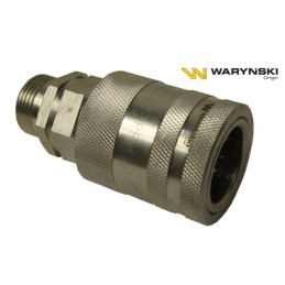 Euro push pull hydraulic quick connector m22x1 5