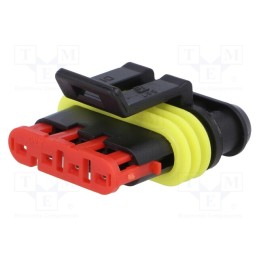 1 pcs x TE Connectivity - 282088-1 - Connector: wire-wire, Superseal 1.5, female, plug, PIN: 4, IP67