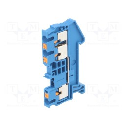 1 pcs x PHOENIX CONTACT - 3209552 - Splice terminal: rail, 0.14÷4mm2, ways: 1, terminals: 3, blue, PT