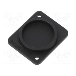 1 pcs x CLIFF - CP30300X - Protection cap, plain screw hole, black, plastic, XLR standard